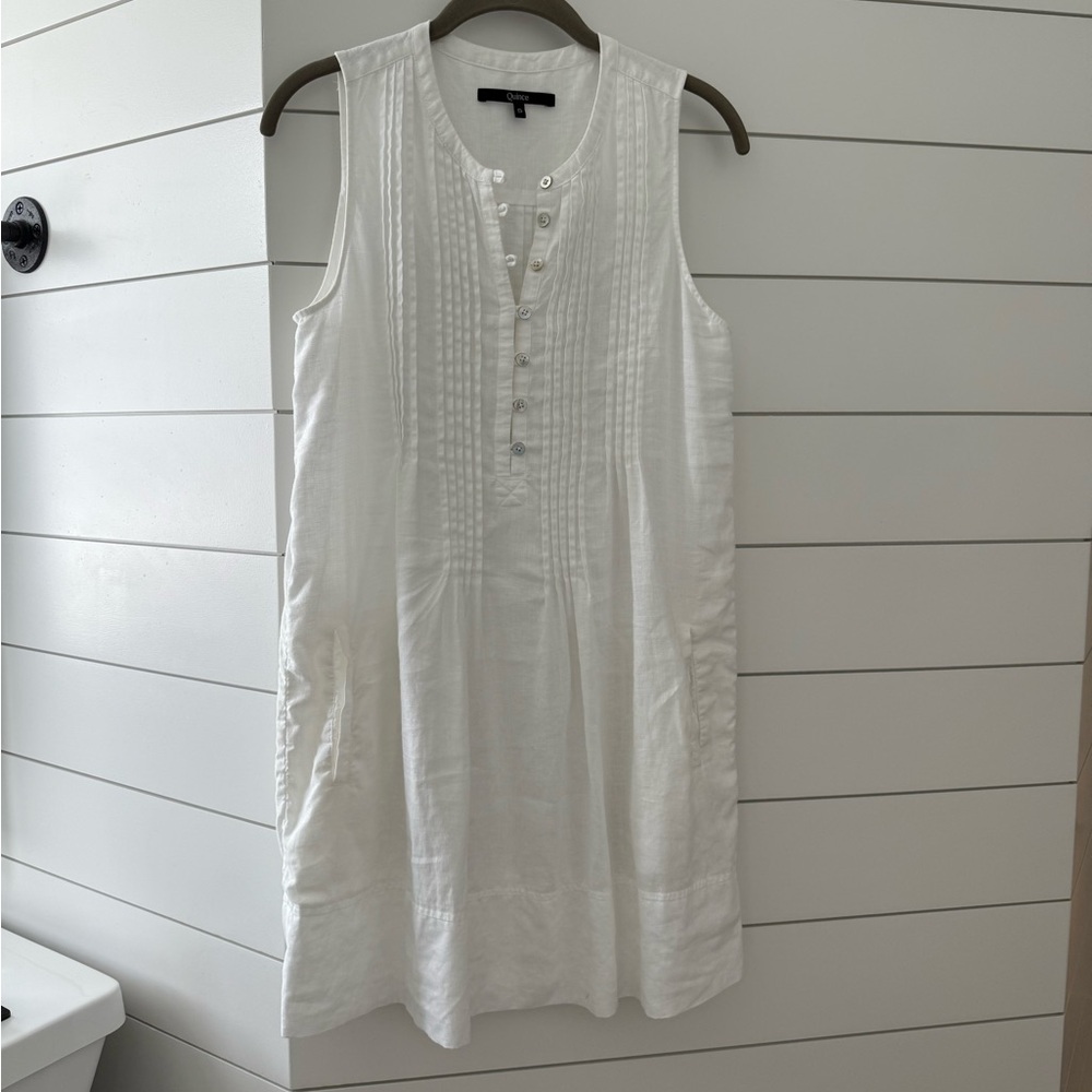 Quince Linen Swing Dress